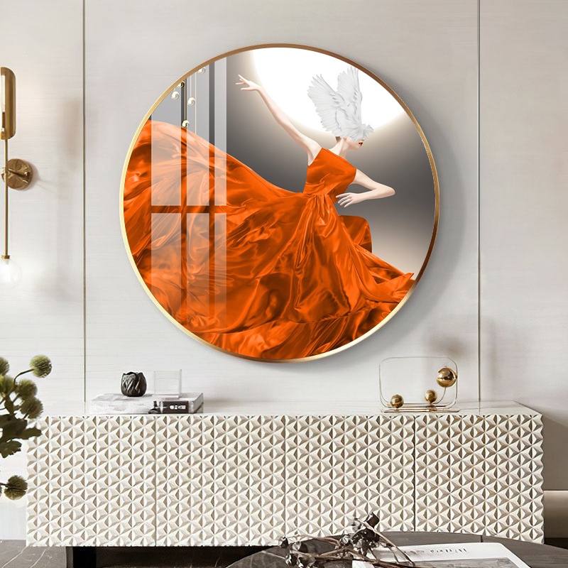 Tranh treo tường tráng gương tròn cao cấp Lala giá rẻ siêu đẹp - Đa dạng mẫu tranh tráng gương tròn giá tốt TPHCM