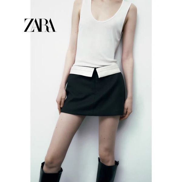 Quần giả váy zara