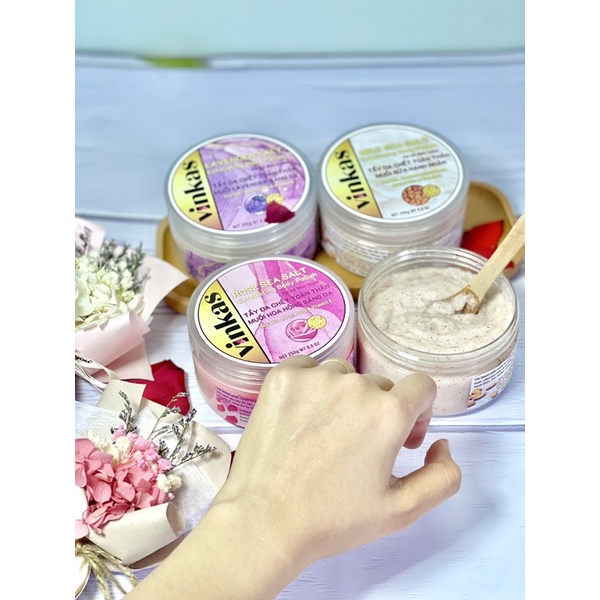 TẨY DA CHẾT TOÀN THÂN VINKAS TRẮNG SÁNG DA