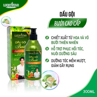 Dầu Gội Tinh Chất Bưởi Lucky Star 300ml
