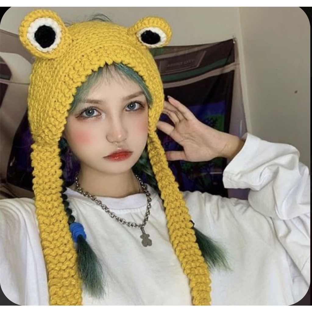 Mũ Len Ếch Handmade