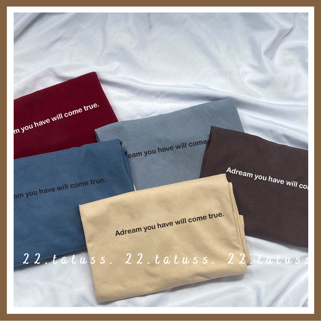 ADREAM - Áo thun tay lỡ FREESIZE, chất cotton khô thoáng mát