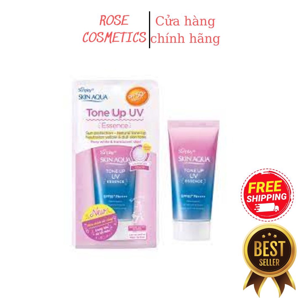 Kem Chống Nắng SKIN AQUA Sunplay Tone Up UV Essence SPF 50+PA++++ - ROSE COSMETICS