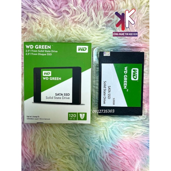SSD Western Digital Green Sata III 120GB - 240GB bảo hành 3 năm | BigBuy360 - bigbuy360.vn