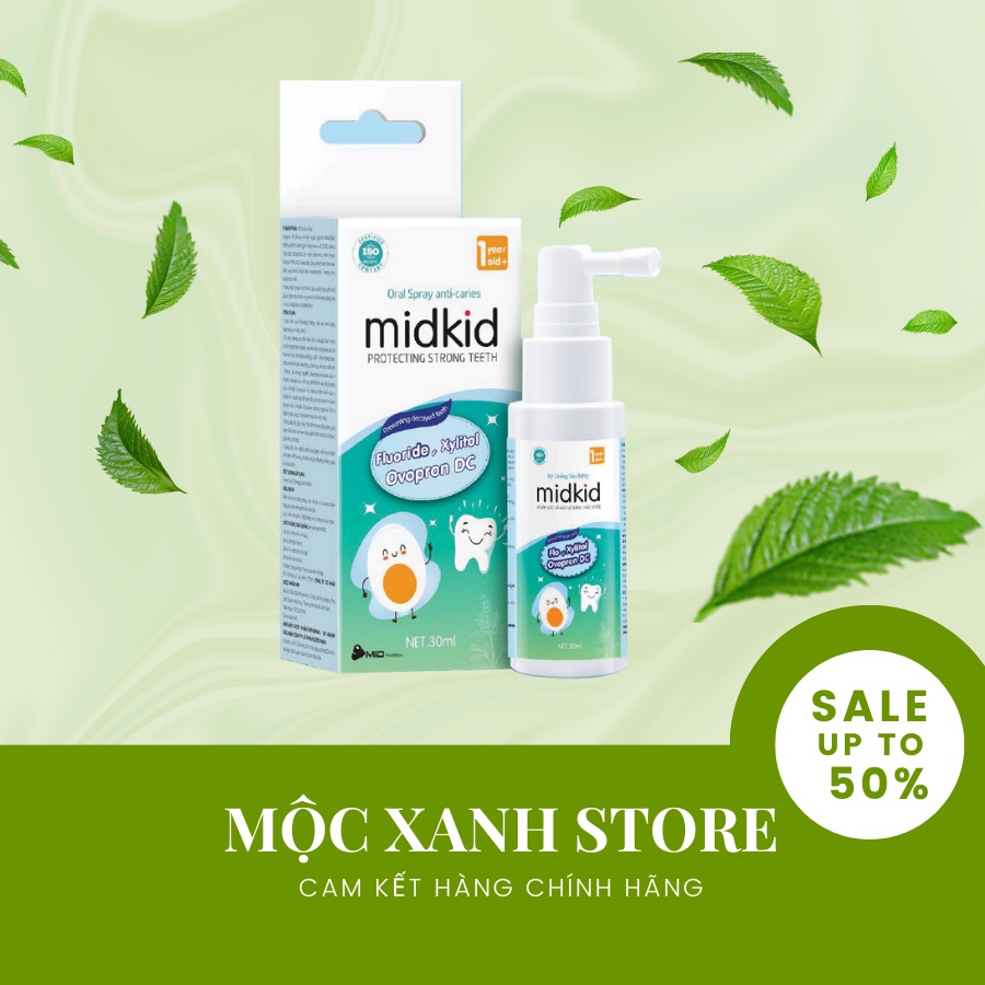 Xịt Midkid chống sâu răng cho bé