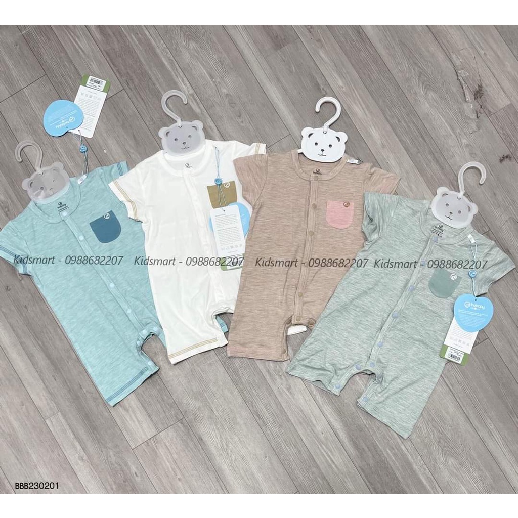 Bộ Body đùi BU BABY bambus cho bé 3 tháng đến 12 tháng