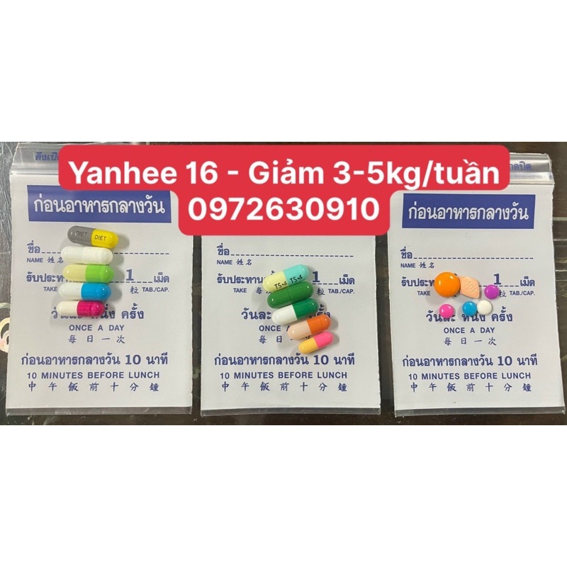 ✅ GIẢM SIÊU MẠNH✅ GIẢM CÂN YANHEE 16 CAO CẤP - CHỈ DÀNH CHO CƠ ĐỊA NHỜN