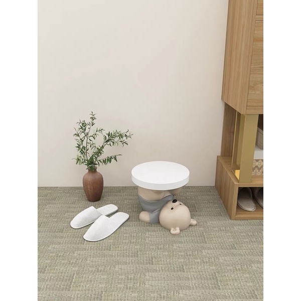 Ghế nhỏ-bàn nhỏ hình gấu decor siêu xinh 😻mua 1 được 2