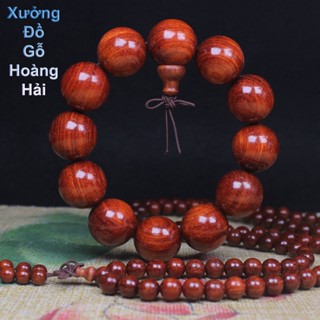 Vòng tay nam nữ gỗ hương đỏ đem lại may mắn