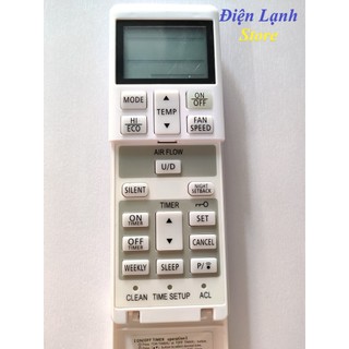 remote máy lạnh Mitsubishi Heavy Industries. (Tặng kèm cặp pin).