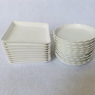 Combo 10 đĩa lót chậu cây VinaXinh bằng nhựa size 9cm
