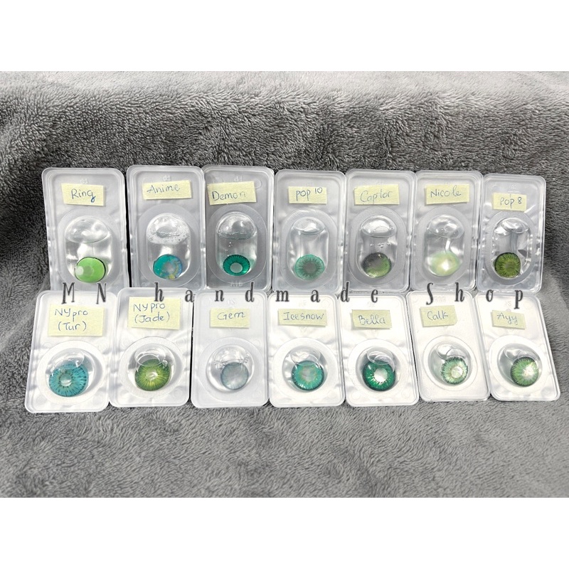 Lens cosplay màu xanh lá