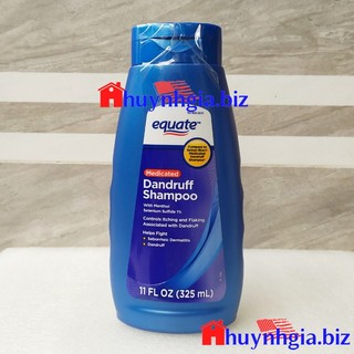 Dầu gội giảm gàu bạc hà Equate dandruff của Mỹ