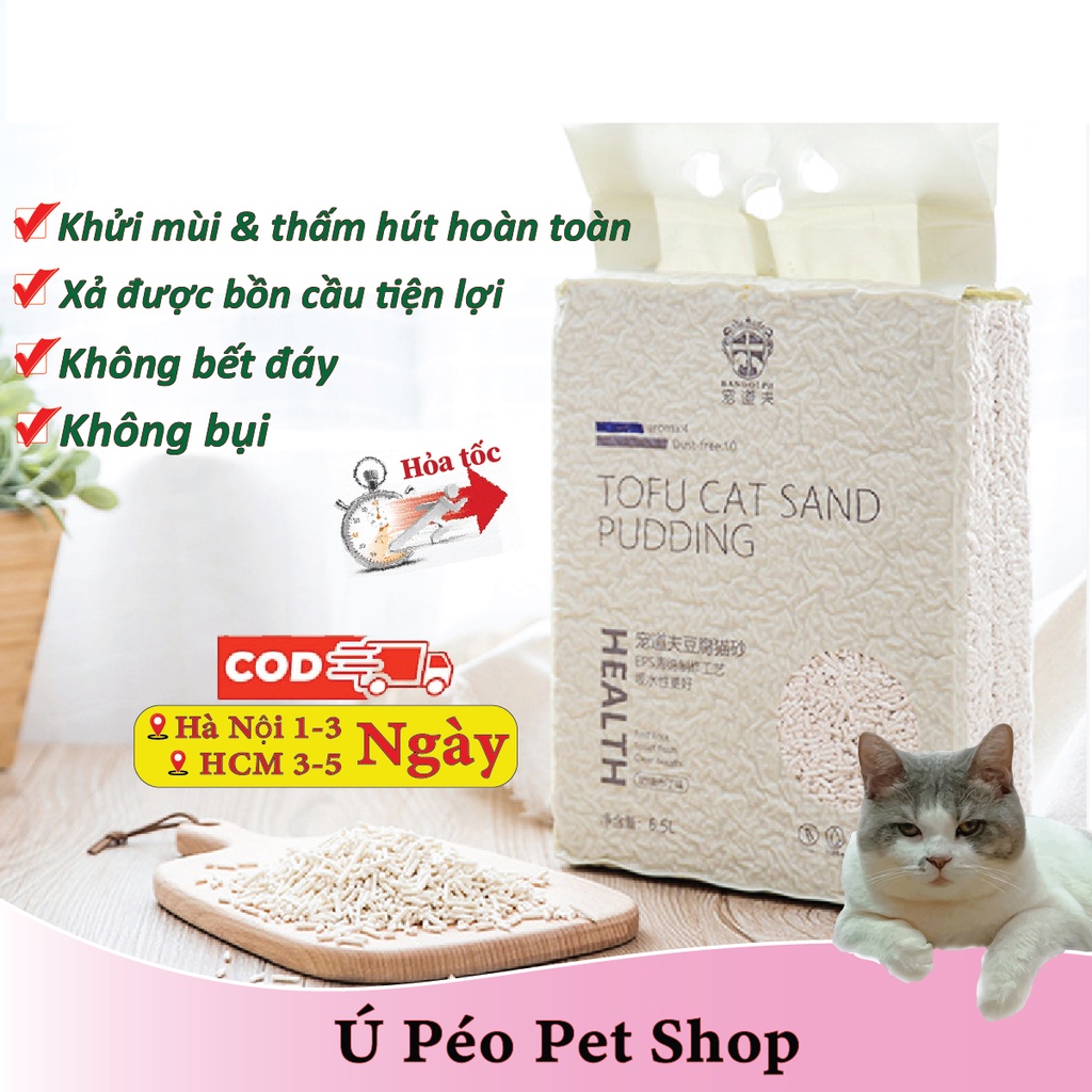 Cát đậu nành Randolph 6,5L - Cát vệ sinh cho mèo