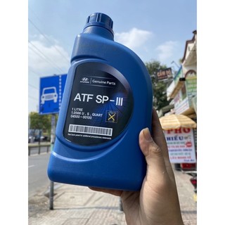 Dầu hộp số tự động atf sp-iii 4 lít chính hãng hyundai kia nhập khẩu hàn quốc - 0450000400