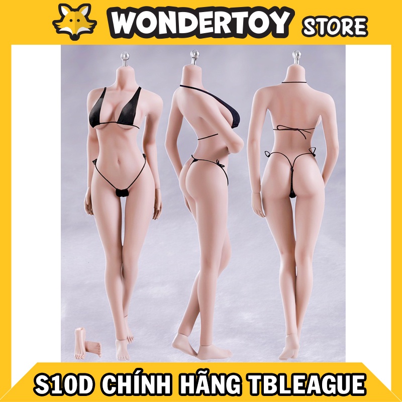 Mô hình TBLeague Phicen Body S10D 1/6 Silicon da trắng, chân rời, khung thép