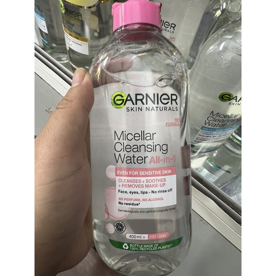 Nước Tẩy Trang Garnier Micellar Cleansing Water Pháp 400ml