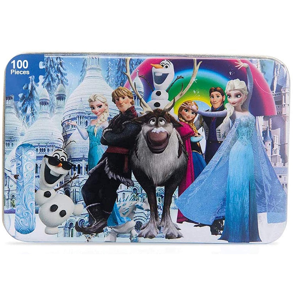 Xếp hình công chúa Elsa 9 16 40 60 80 100 Mảnh ,Ghép Hình cho bé gái, Đồ Chơi Giáo Dục