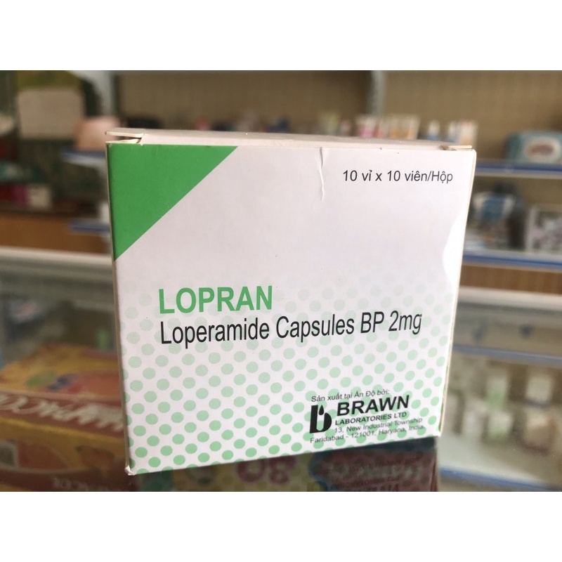 Loperamid 2mg hỗ trợ giảm đau bụng, tiêu chảy