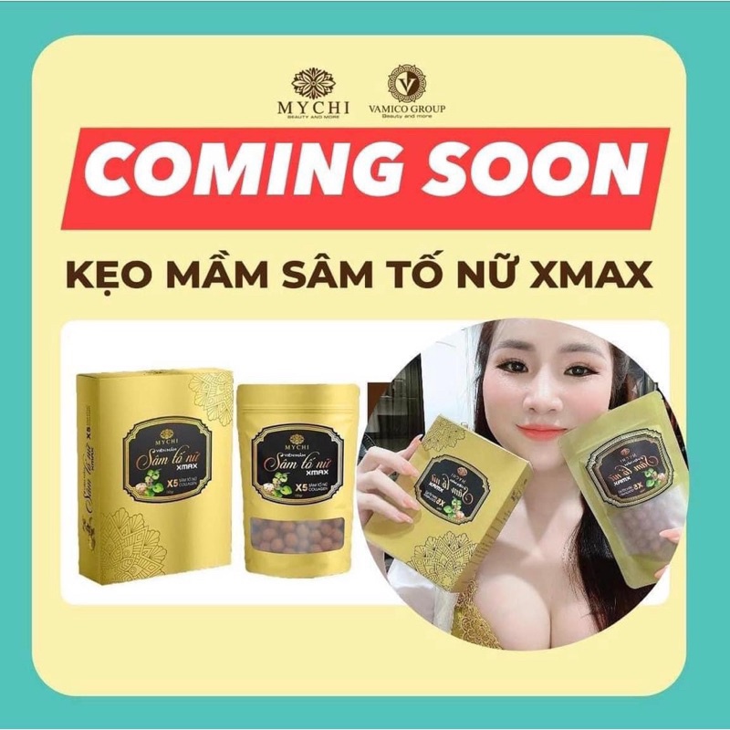 Kẹo Mầm Sâm Tố Nữ Xmax X5 Mychi _Thảo Mộc 37 [Mẫu Mới]