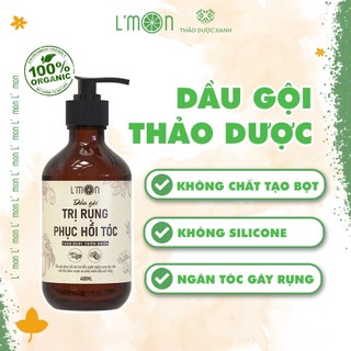Dầu gội L'mon thảo dược 400ml, dầu gội từ thiên nhiên