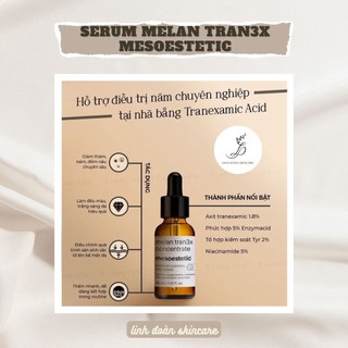 Serum Mesoestetic Tran3x giảm nám, tàn nhang 30ml