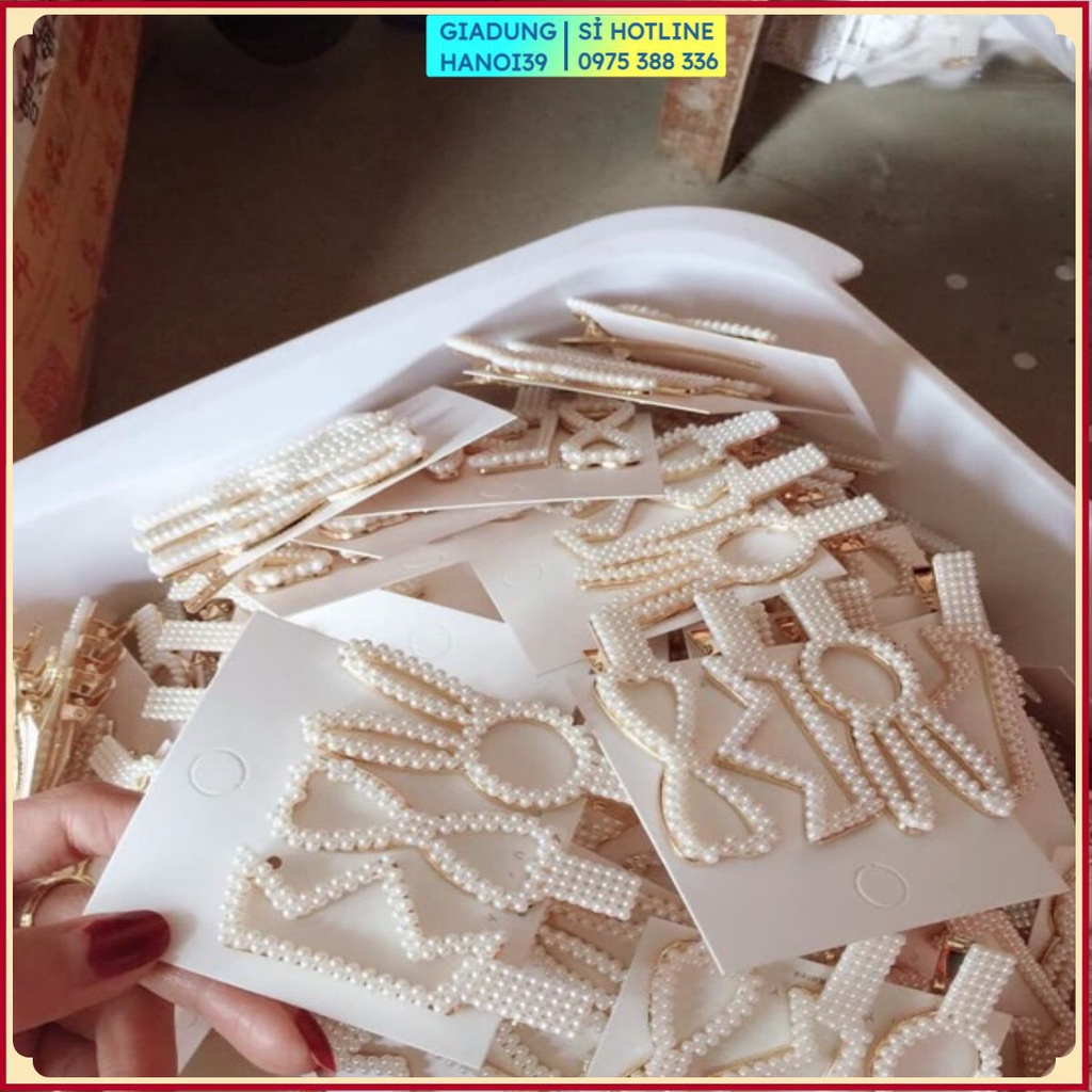 Sét 3 kẹp tóc hình thỏ, cặp tóc vương miện và nơ đính đá xinh xắn phong cách Hàn Quốc cho Nữ