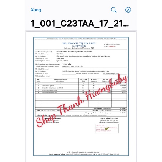 NƯỚC YẾN GREEN BIRD BABI 4 hũ tặng 1 hũ