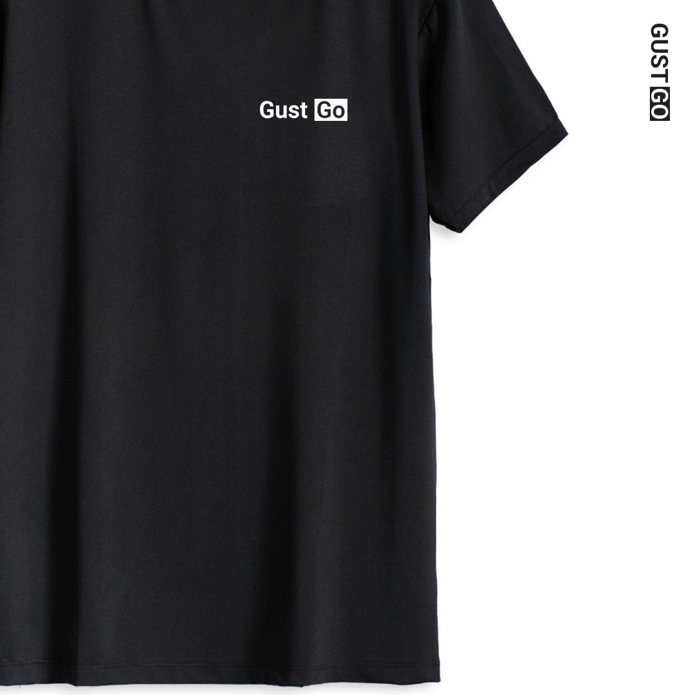 Combo Áo Quần GustGo Nam Basic Trơn Co Giãn Thoải Mái Full Size Màu Đen