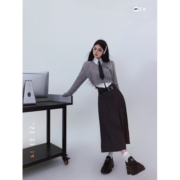 Giày 5p Pra da Tam giác Giày dạng bánh răng đế cao