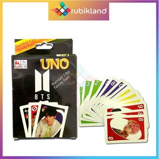 Bài uno bản bts boardgame 108 lá cơ bản chất giấy dày đồ chơi trò chơi nhóm bạn giải trí