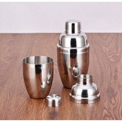 Bình lắc Shaker pha chế cocktail chất liệu inox (550ml)