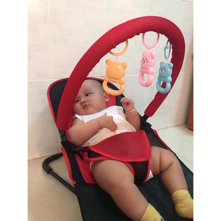 Ghế rung đa chức nặng tặng kèm đồ chơi