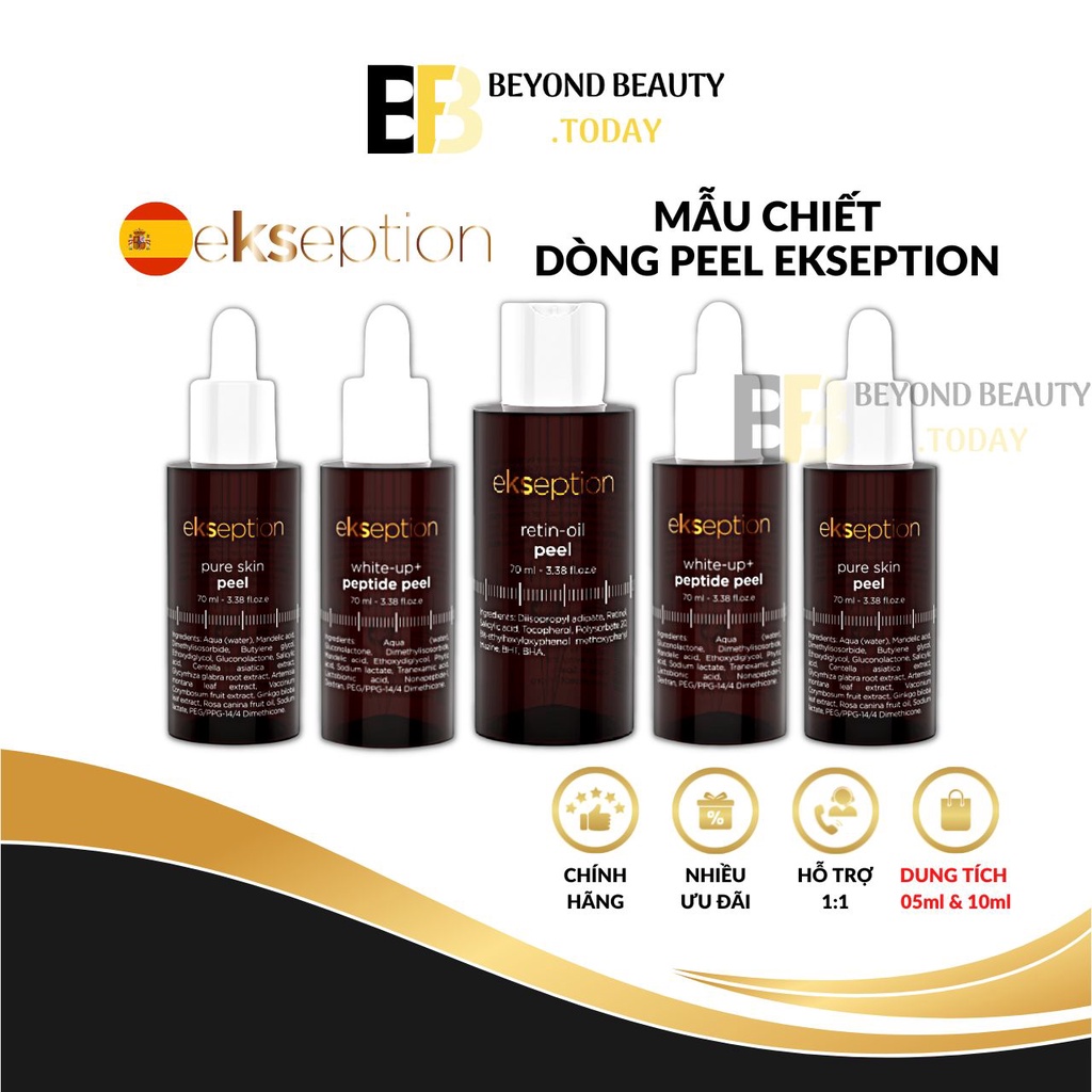 ekseption peel - Mẫu Chiết Pure Skin Peel, White-Up Peptide Peel, Retin-Oil Peel | Beyond Beauty