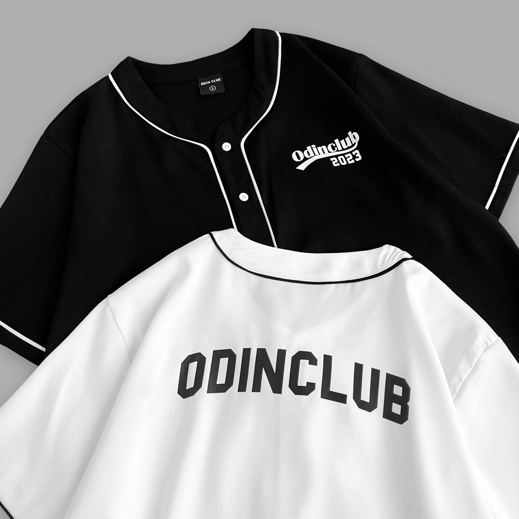 Áo Sơ Mi Baseball Signature ODIN CLUB, Áo sơ mi form rộng nam nữ ODIN, Local Brand ODIN CLUB