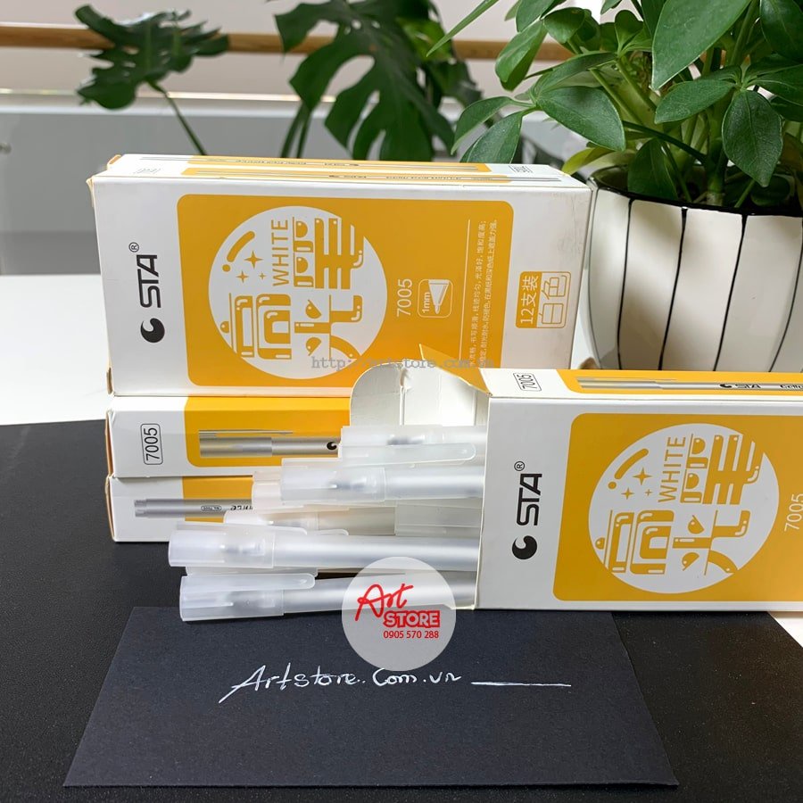 Bút Trắng Gelly Roll White STA - Hoạ Cụ Artstore