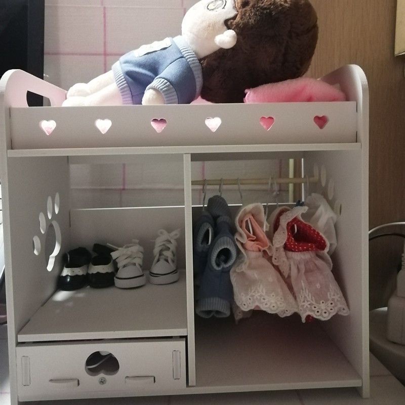 Giường Ngủ Dành Cho Búp Bê Bjd 20cm 30cm 6 Điểm