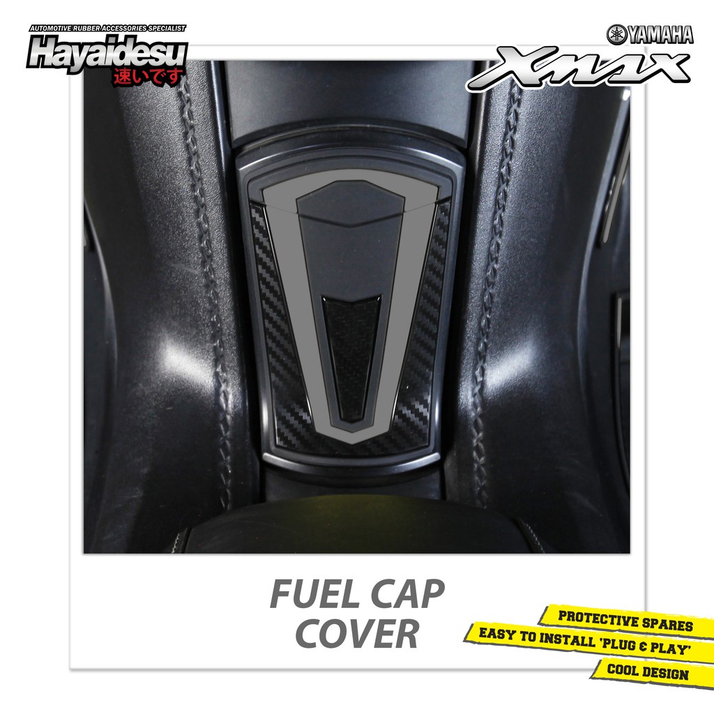 Cao su chống trầy Hayaidesu ốp nắp xăng XMAX300 2022 - 2023