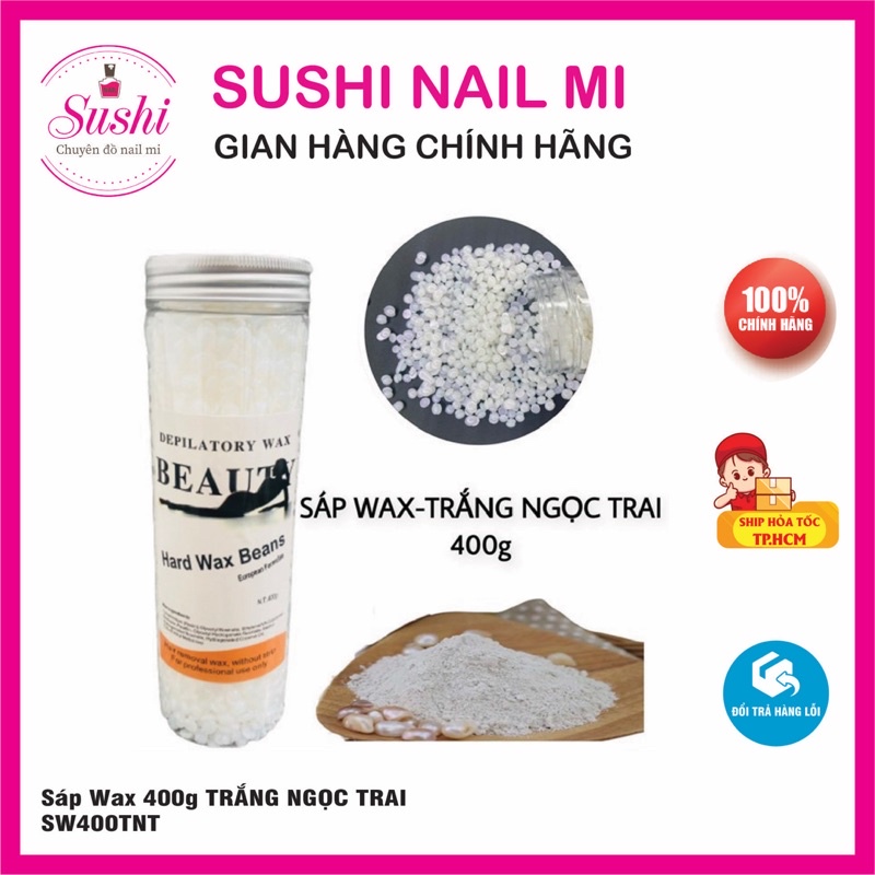 Sáp wax lông  loại 400G - Sushi nail mi
