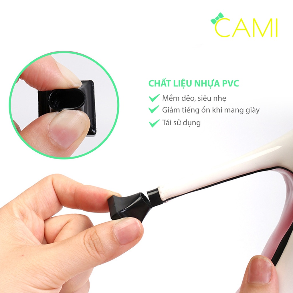 Vỏ bọc gót giày chống trượt dành cho giày cao gót, phù hợp với chị em công sở - Cami - CMPK337