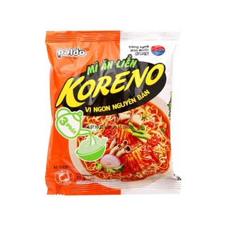  Mì Koreno vị kim chi   vị bò cay   koreno up vị tôm chua cay 75g siêu ngon 