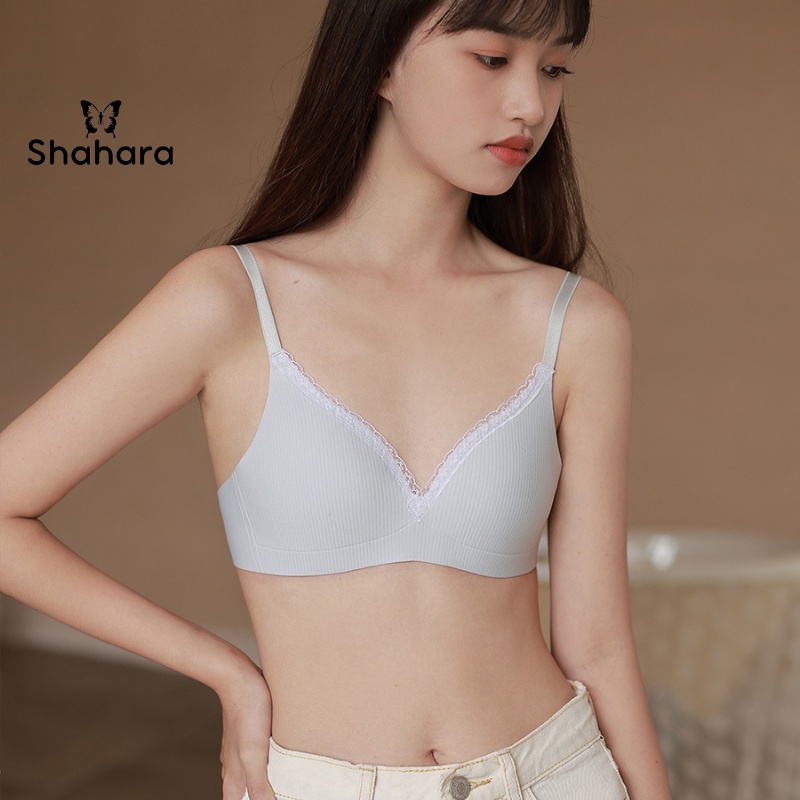 Áo Ngực Phối Viền Ren Không Gọng Mềm Mại Và Thoáng Mát 10