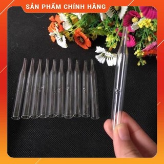 Combo 100 ống hút mụn thủy tinh