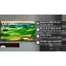 (Miễn phí vận chuyển miền Bắc) Smart Tivi QNED LG 4K 75 inch 75QNED80SQA - Bảo hành chính hãng | BigBuy360 - bigbuy360.vn