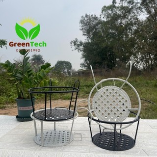 1 Giá Sắt Tròn Treo Ban Công - Giỏ Sắt Treo Hoa Ban Công
