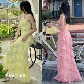 ĐẦM MIDI TẦNG BÈO CỔ YẾM