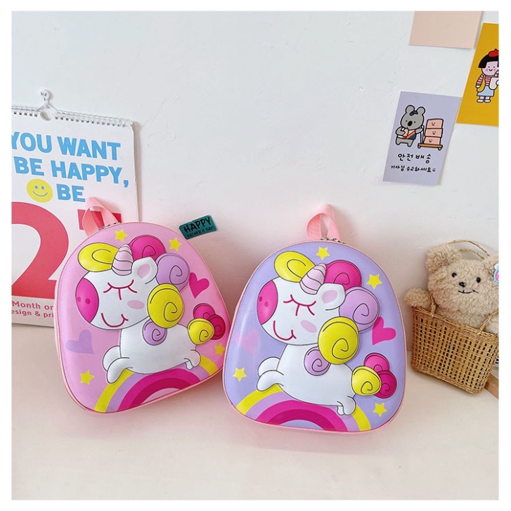 Balo mầm non hình khủng long, kì lân🍀FREESHIP🍀Balo trứng 3D mẫu giáo siêu nhẹ hoạ tiết dễ thương cho bé yêu.