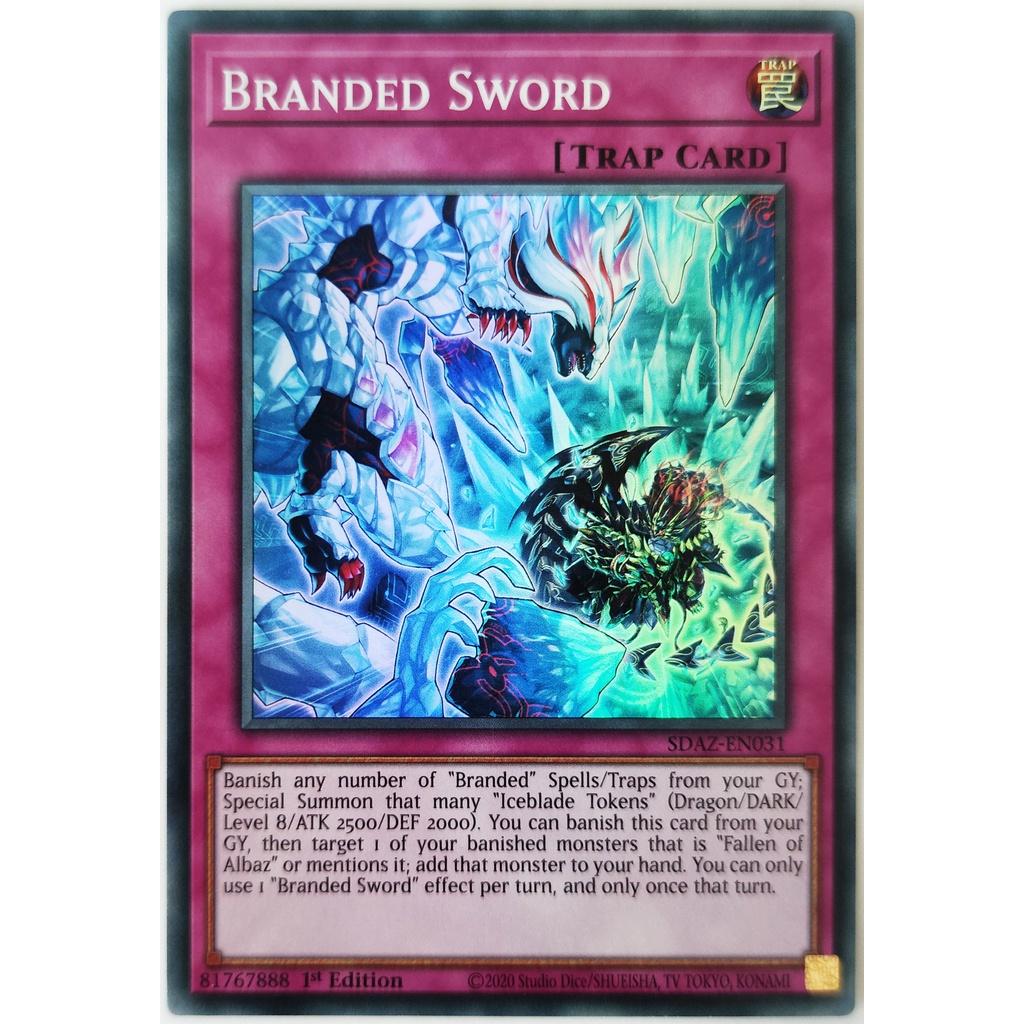 [Thẻ Yugioh] Branded Sword |EN| Super Rare