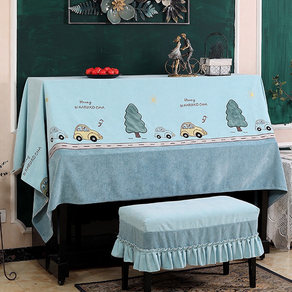 Khăn phủ Piano phong cách hiện đại nhẹ nhàng Hoa Viên Muse dành cho trẻ em