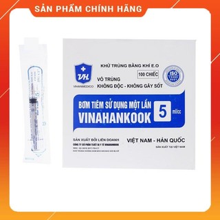 Kim tiêm sử dụng 1 lần Vinahankook 5ml/cc